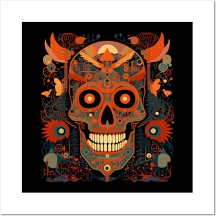 Halloween Day of the Dead Sus Sugar Skull Posters and Art